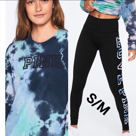 PINK Victoria's Secret Tops - NWT S/M VSPINK TIE DYE SET